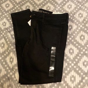 American Eagle Black Destroyed Jeggings